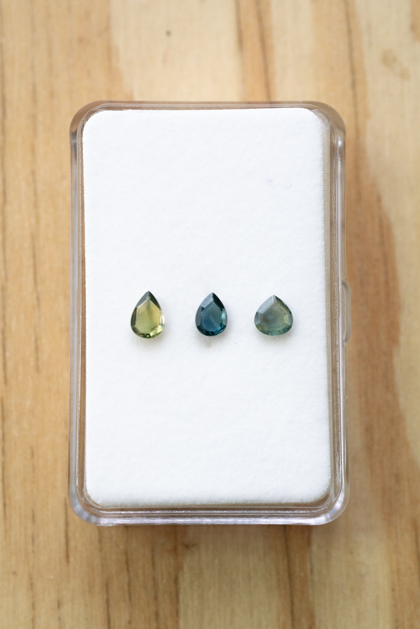 Unearthed Pendant - Teardrop Sapphire