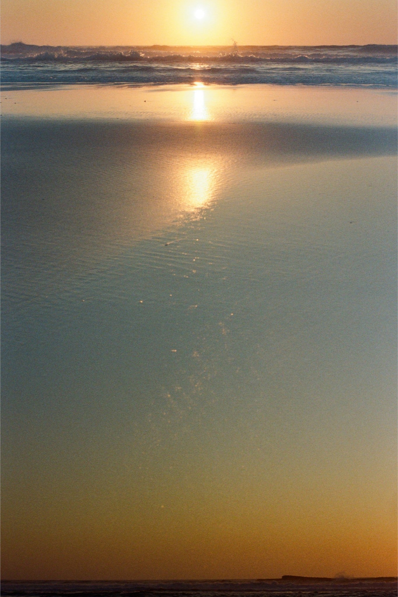 Gradient Beach Print