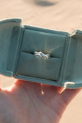 Reflect Wave Ring - Montana Sapphires in Sterling Silver