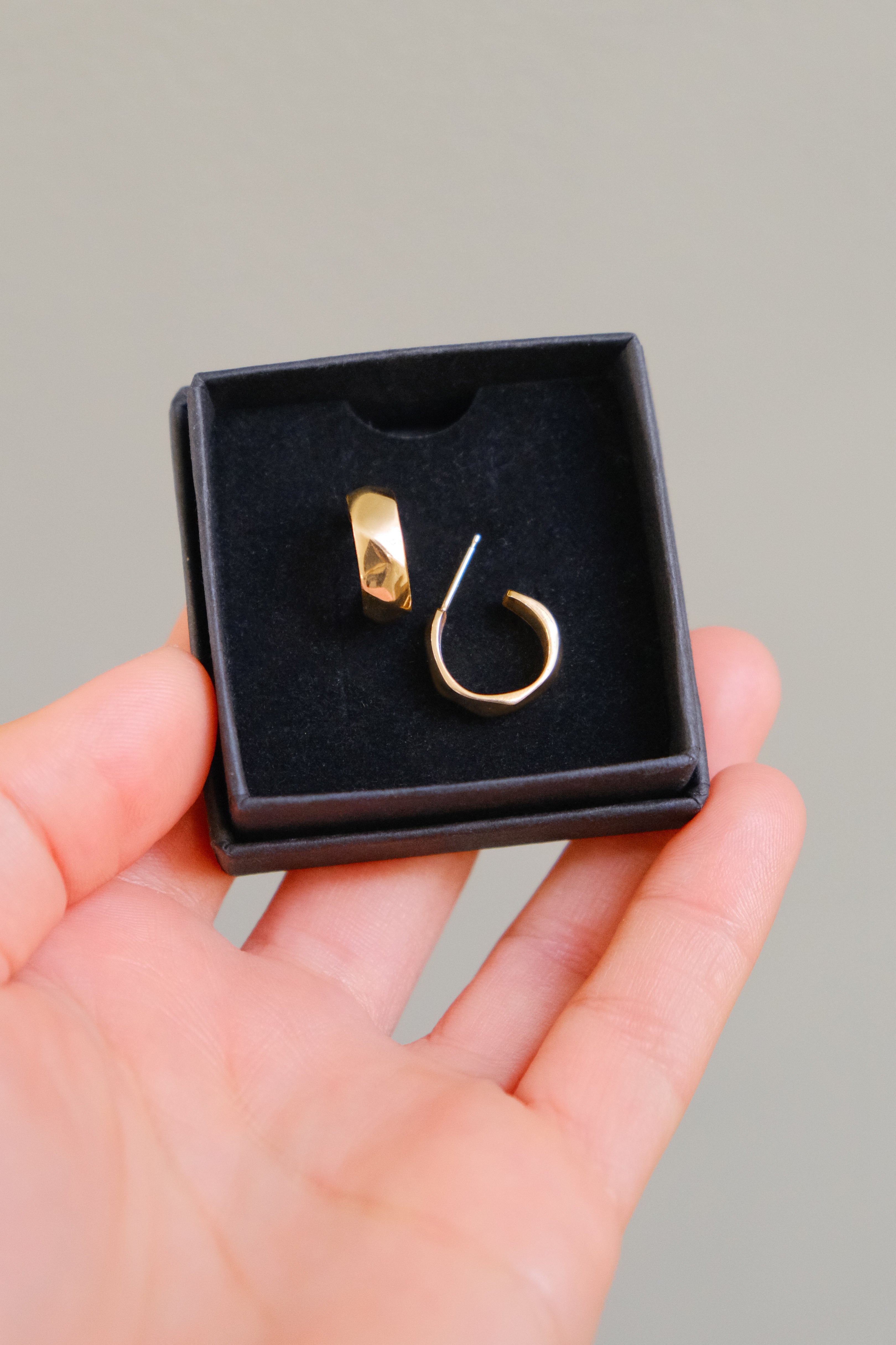 Reflect Wide Hoop Earrings