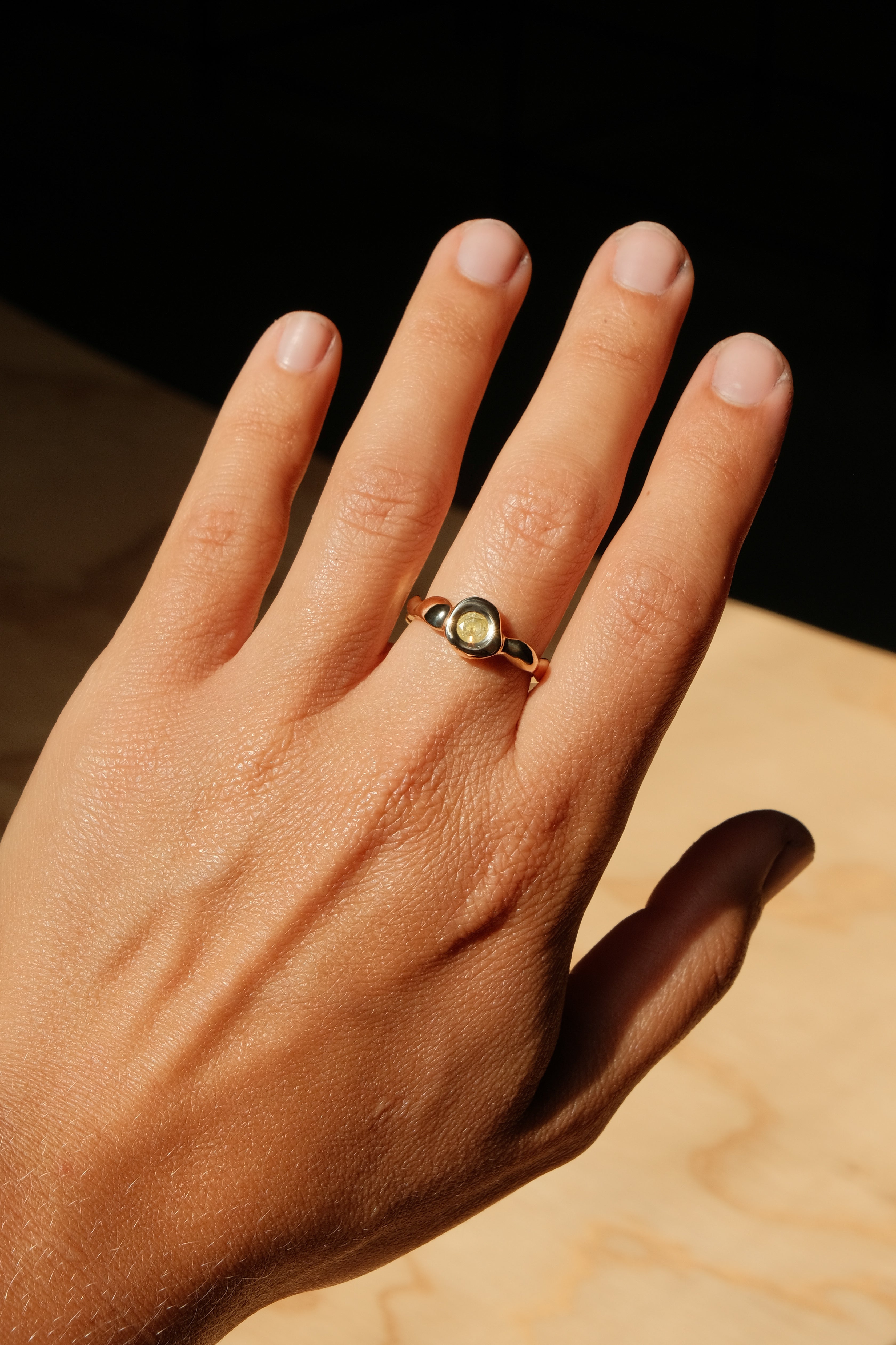 Step into Sunshine Ring - Yellow Diamond in 14k Yellow Gold