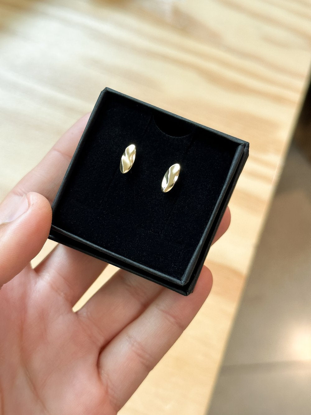 Reflect Elongated Oval Earrings