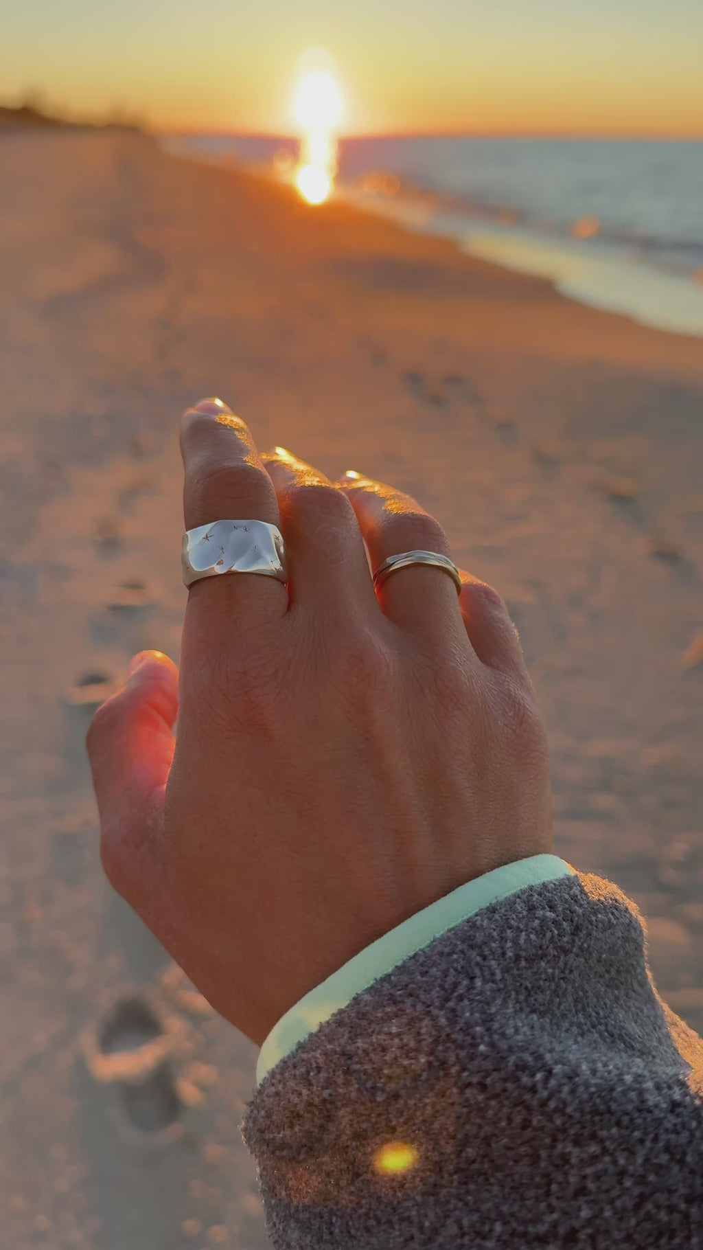 Night Skies Reflect Ring - 10mm
